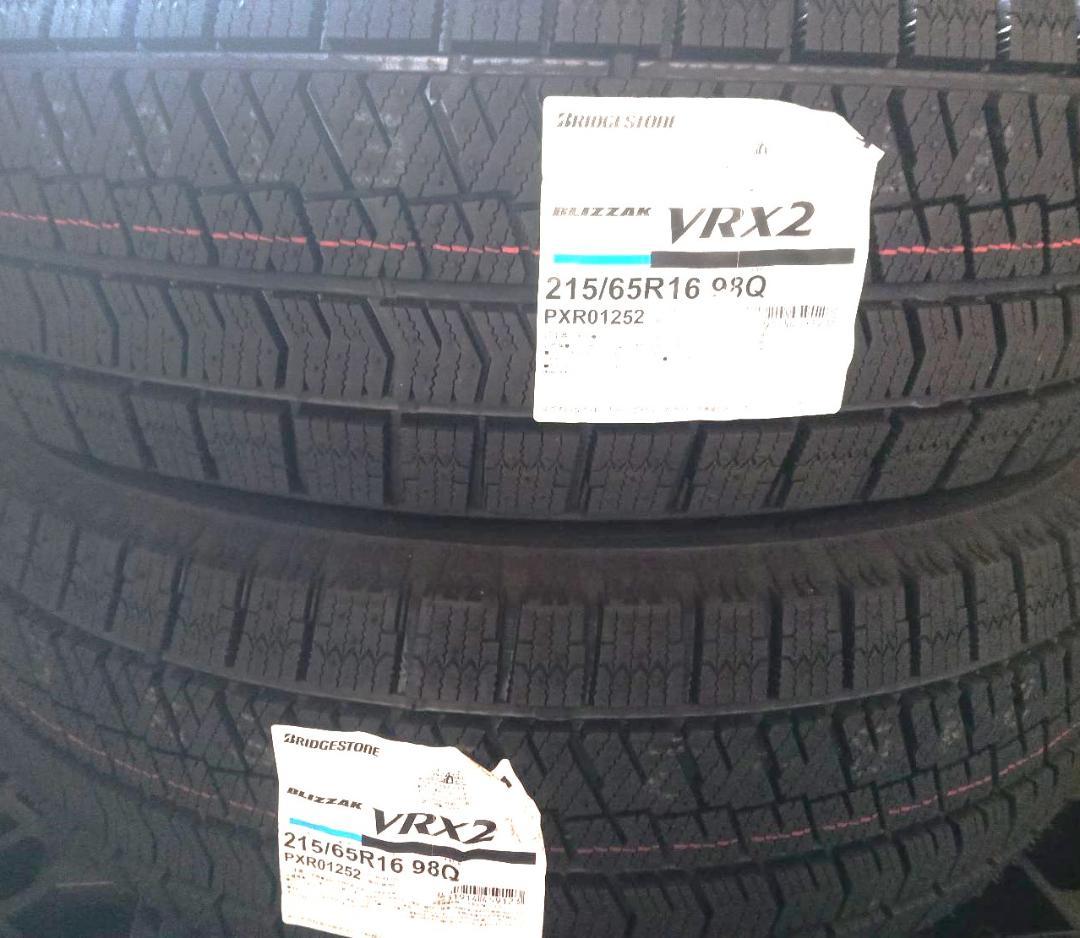 23年製ブリヂストン新品スタッドレスタイヤVRX2 215/65R16 2本のみ