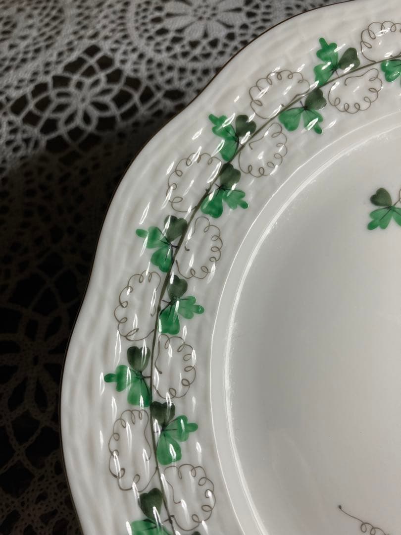 2022年最新春物 ヘレンド ハンガリー パセリグリーン 中皿 | www
