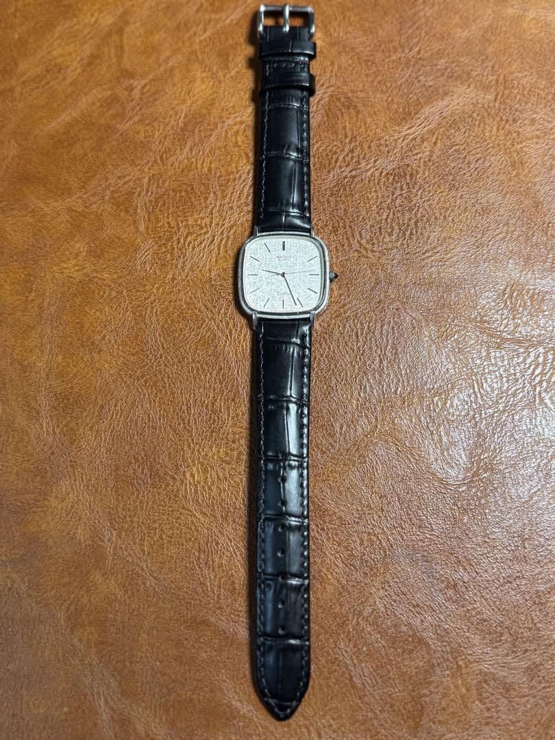 A112 希少 稼動品 SEIKO DOLCE スクエア型 80年代ヴィンテージ