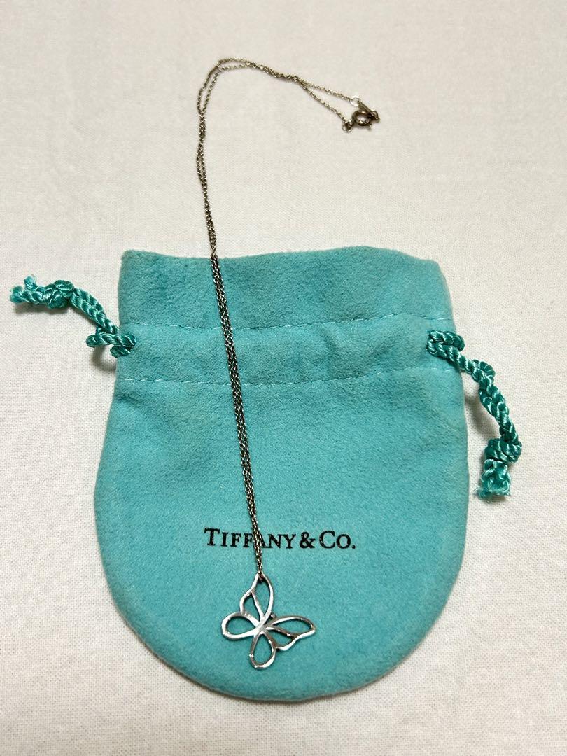 TIFFANY ティファニー　ネックレス　シルバー　バタフライ