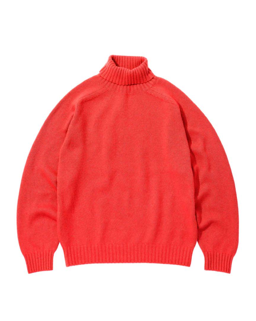 キャッシュベイビー タートルネック ニット, Tomato Red
