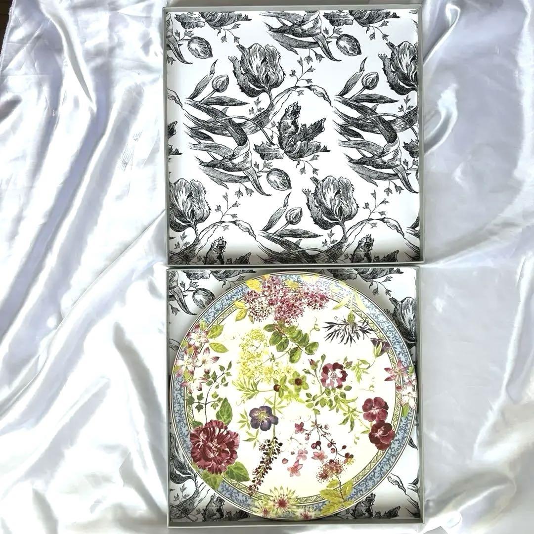 【箱付き】☆Gienジアン☆ミルフルール パーティートレイ 30cm 大皿