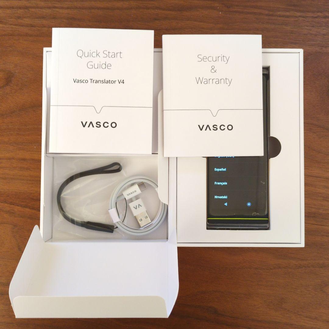 Vasco Translator V4 翻訳機 付属品 Black Onyx