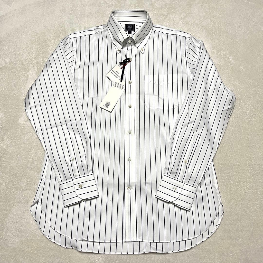 J.PRESS ジェイプレス ボタンダウンストライプシャツ 41-85L J.PRESS