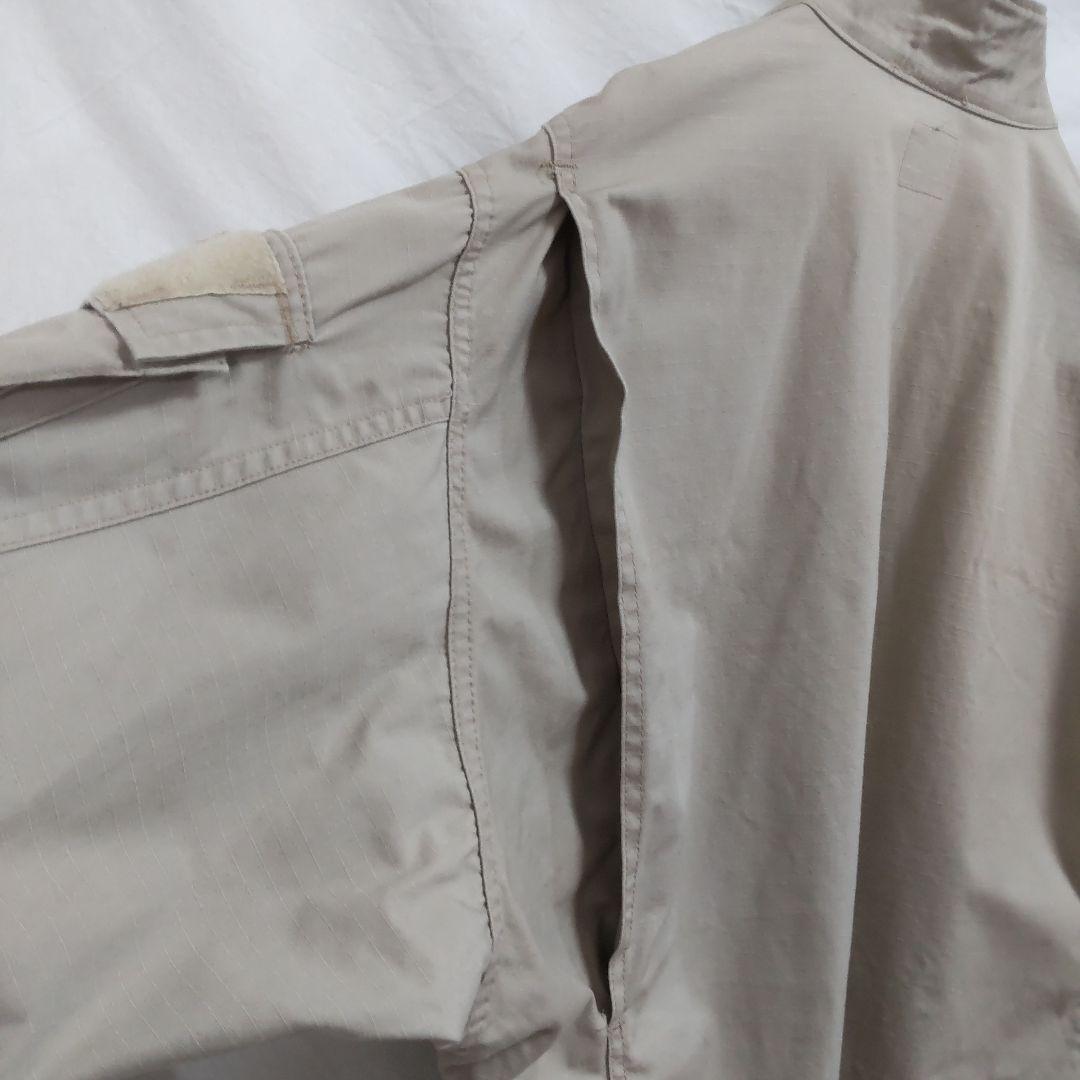 アメリカ軍 CIVPU ジャケット L-R リップストップ ベージュ