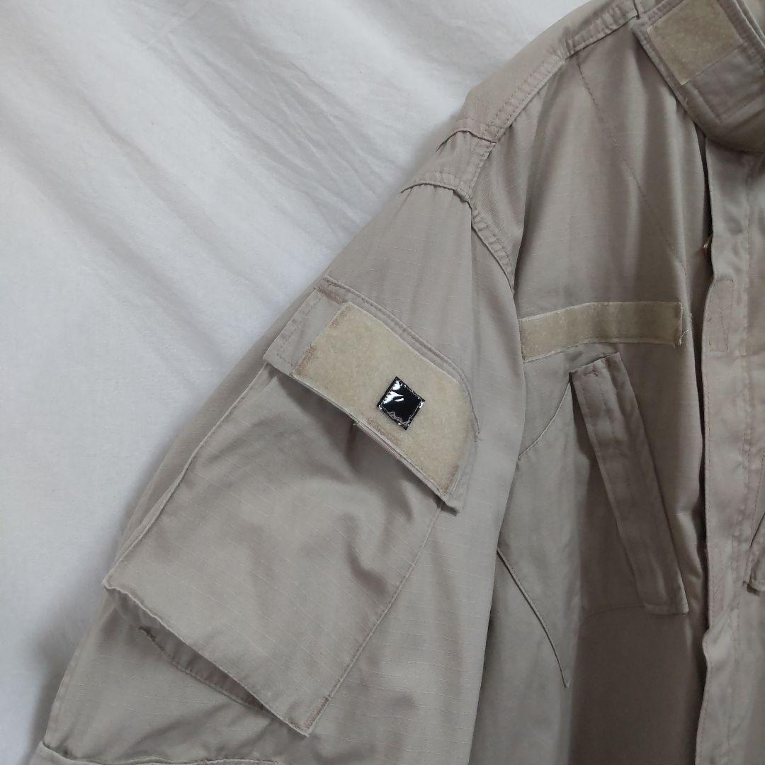 アメリカ軍 CIVPU ジャケット L-R リップストップ ベージュ