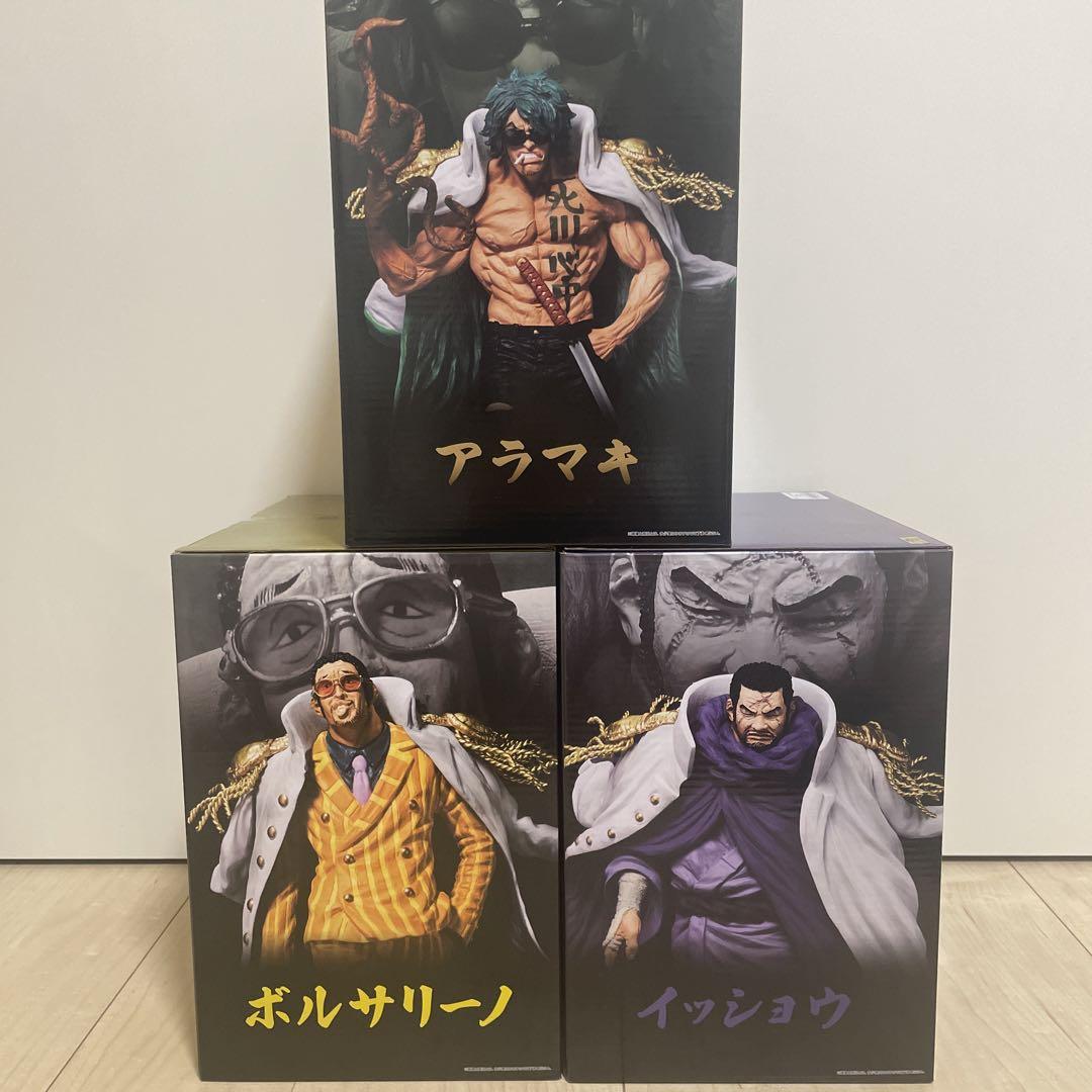 ワンピース 1番くじ 絶対的正義 フィギュア3種セット