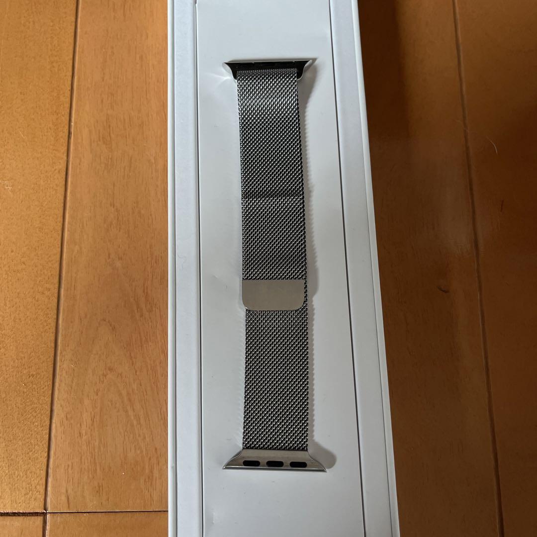 専用品アップルウォッチ純正ミラネーゼループ シルバー38/40/41mm