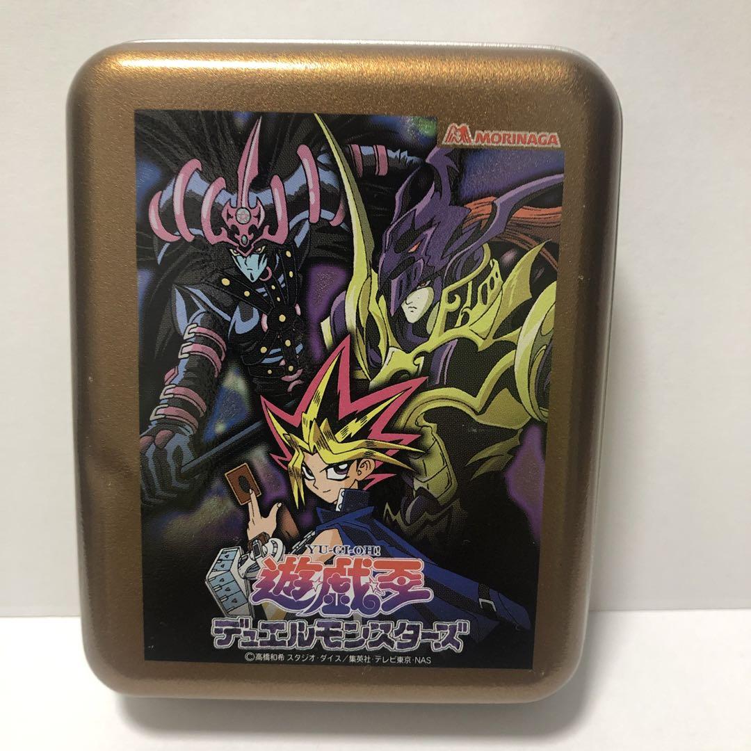 【最終値下げ】森永製菓 遊戯王 デュエルモンスターズ 缶 遊戯王 デュエルモンスターズ 缶ケース 2002年 森永製菓 3点