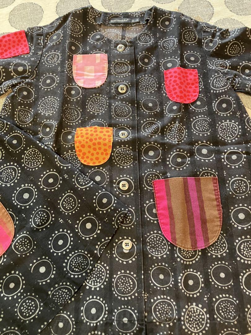 2枚セット　marimekko イロイネンタッキ ハッピードレス  100cm