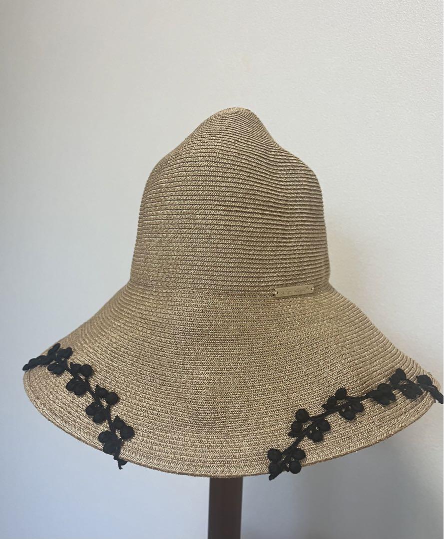 ふみふみ様　アシーナニューヨーク　麦わら帽子　レース　美品