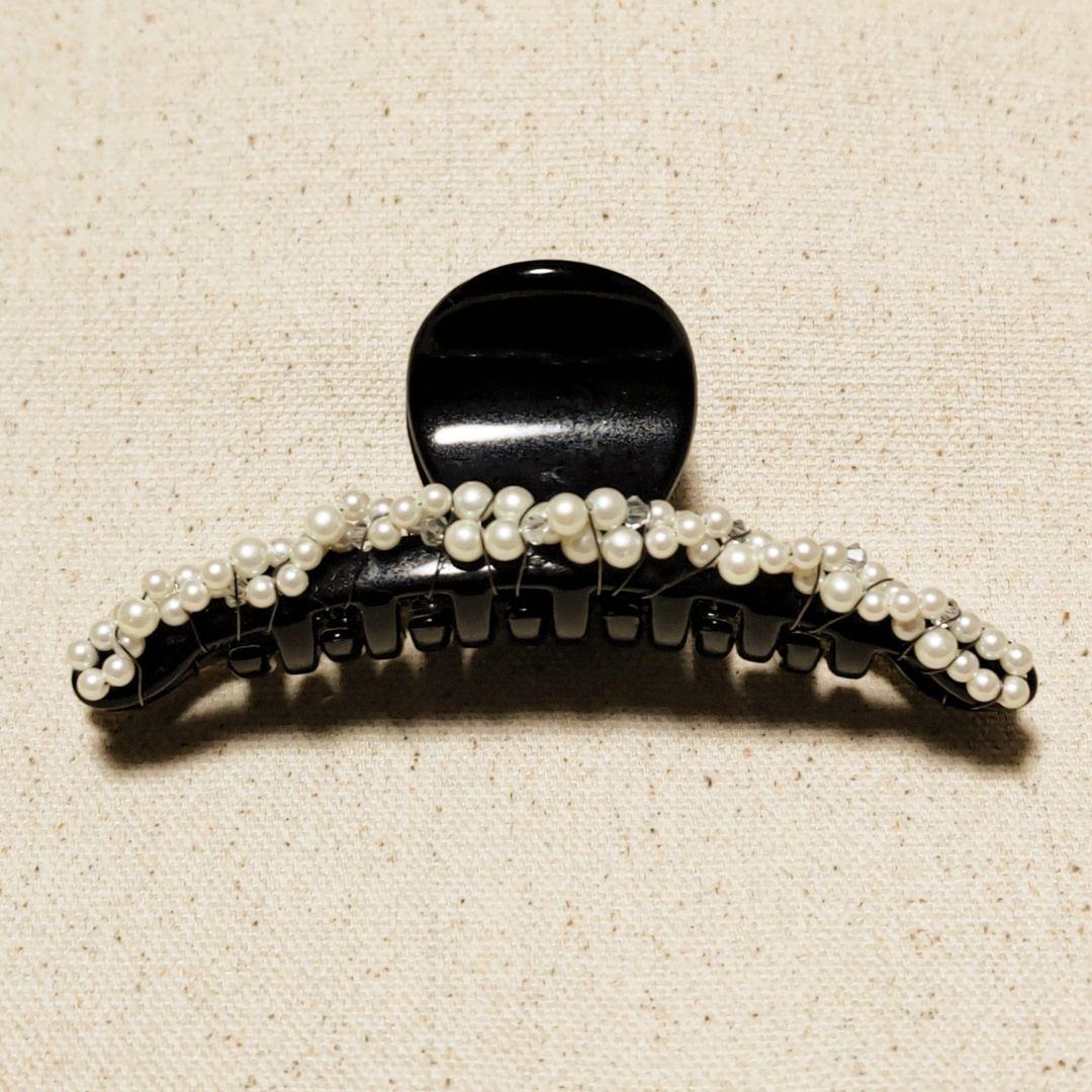 acca ベルベット ビジュー　カチューシャ 黒 made in Italy PETAL MARKET | アクセサリー | KOTI ビジューカチューシャ