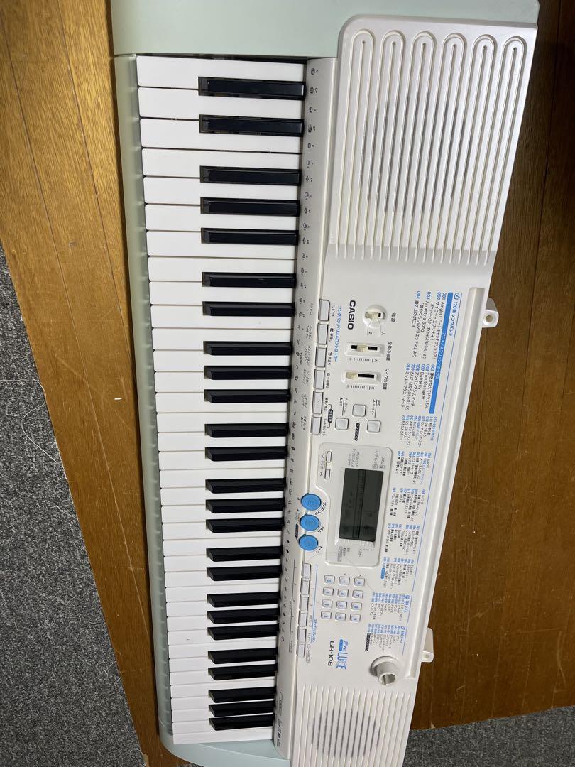 CASIO カシオ　電子ピアノ　電子キーボード　LK-108 ⭐️美品♪箱付き⭐️ LK-108 - 光ナビゲーションキーボード - 電子楽器 - CASIO