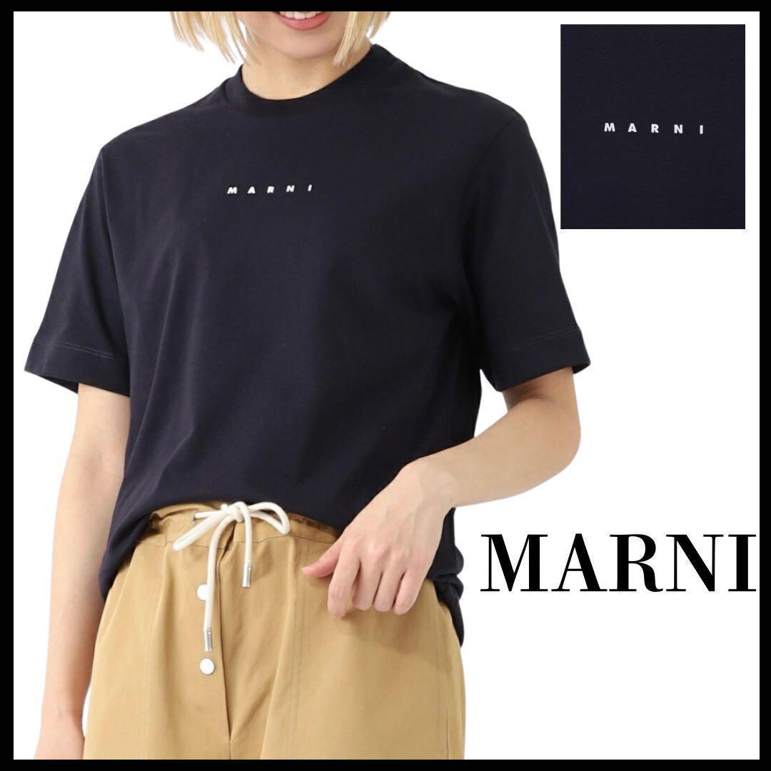 【新品♥未使用】大人もOK MARNI KIDS Tシャツ14y160cm 新品未使用 MARNI ロゴ キッズ Tシャツ 14Y 大人もOK Mサイズ