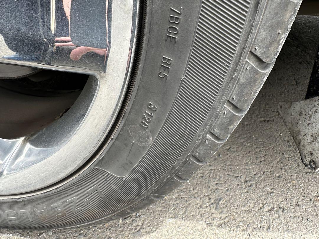 トヨタ 30セルシオ後期 純正オプション メッキアルミホイールセット 希少 画像2