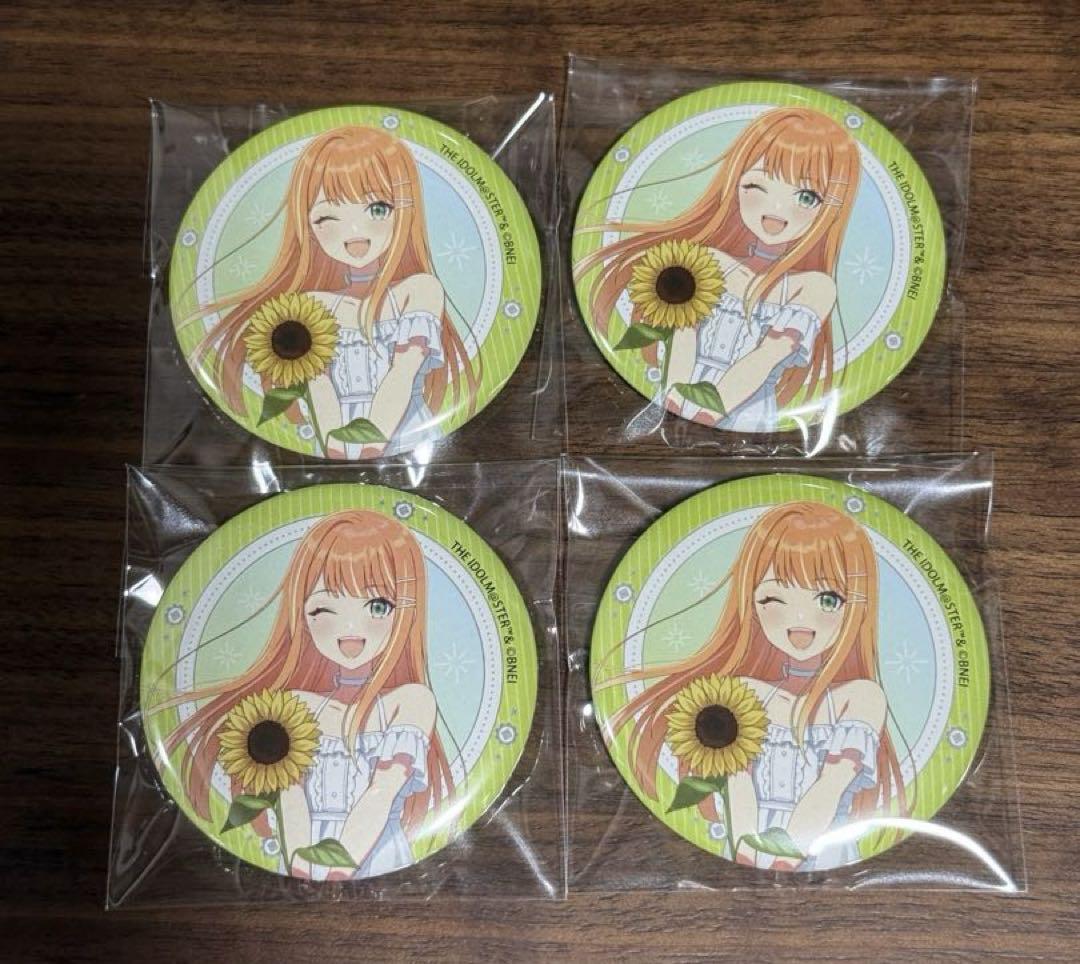 学マス sunflower 紫雲清夏 缶バッジ 学園アイドルマスター 学園アイドルマスター C104セット【紫雲清夏】