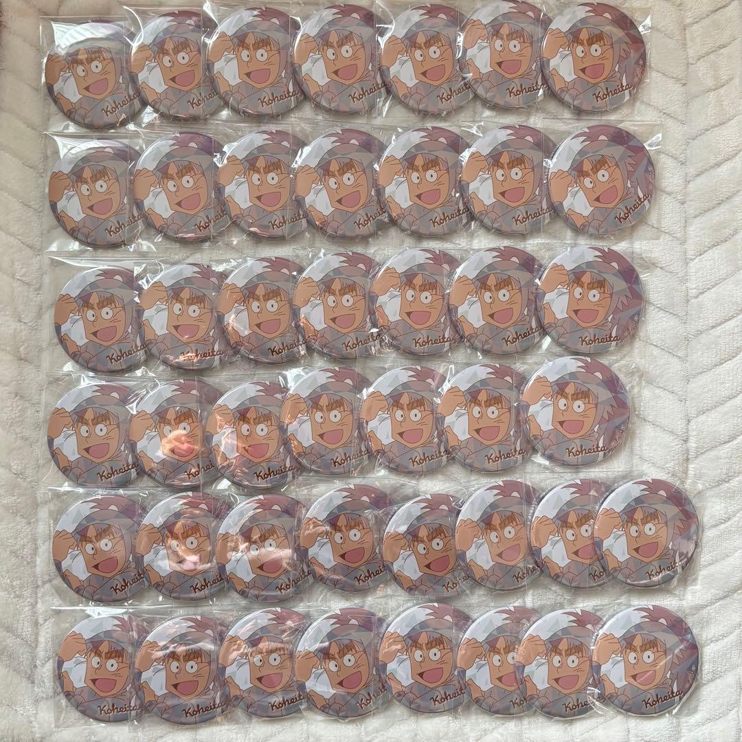 忍たま乱太郎 プリズムパターン 缶バッジ 七松