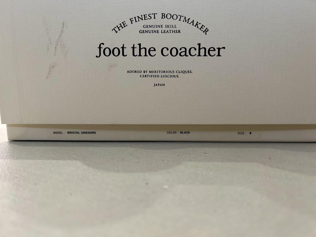新品 foot the coacher BRISTOL SIDE GORE 8