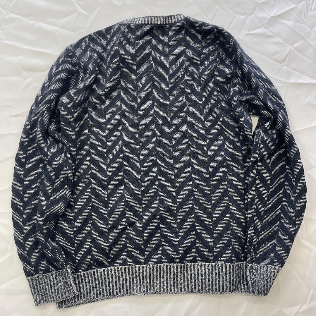 $ EMPORIO ARMANI ICON ヘリンボーンニット クルーネック