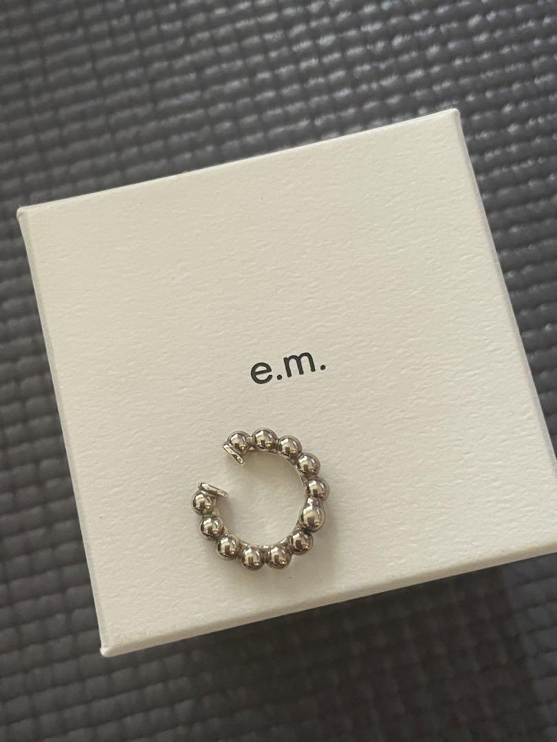 みぃー　e.m. SILVER925ボールイヤーカフ　イーエム