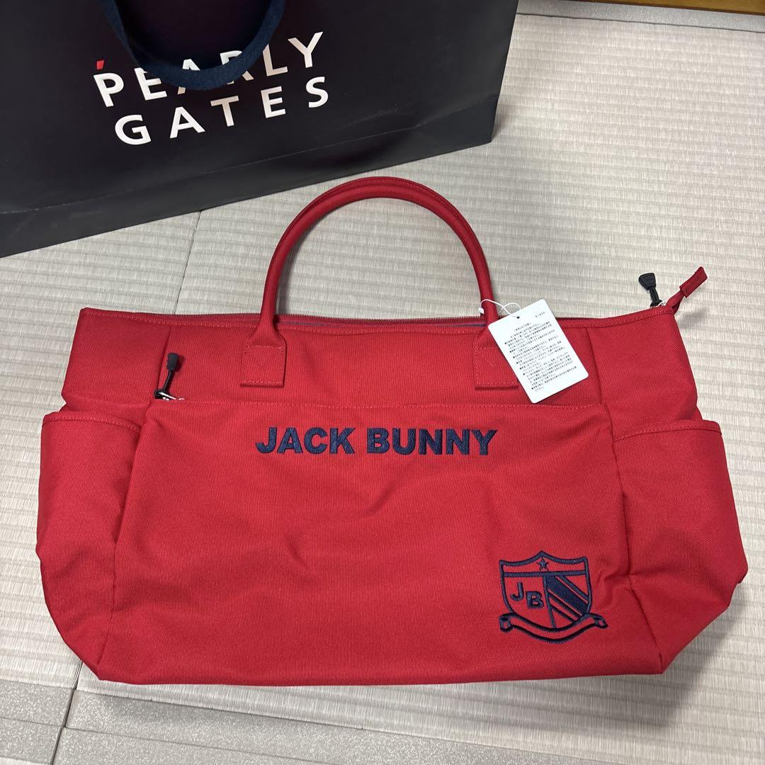 【新品未使用】JACK BUNNY レッドトートバッグ