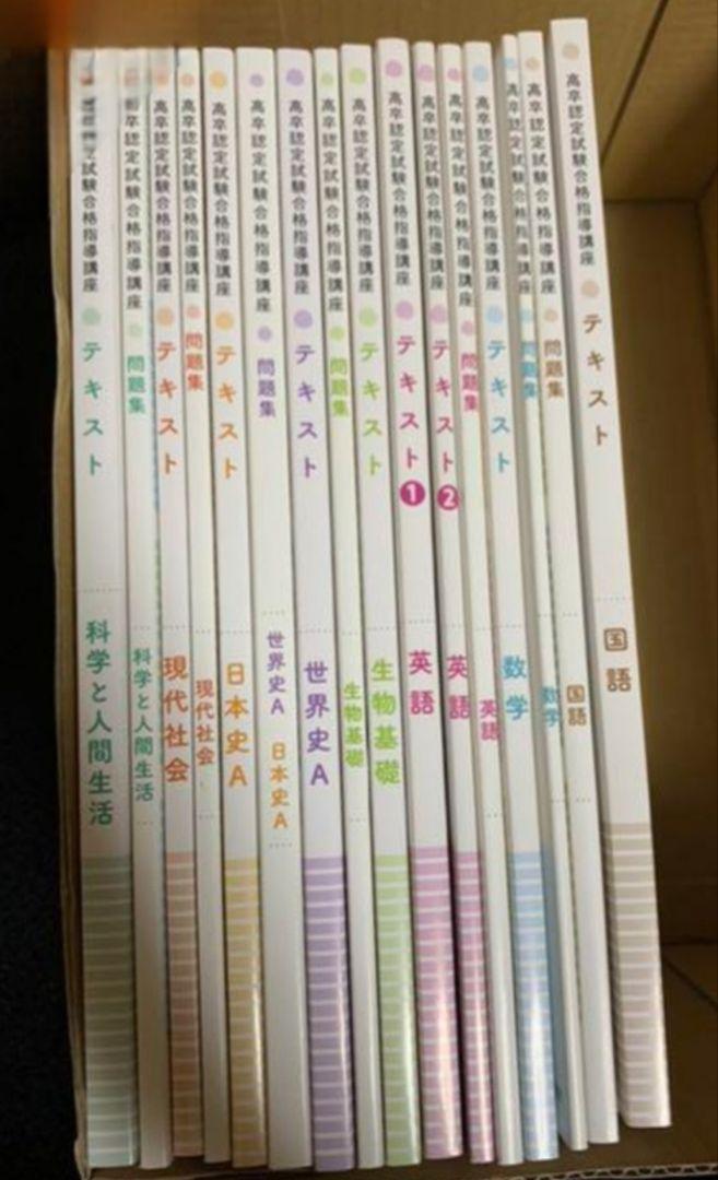 高卒認定テキストセット