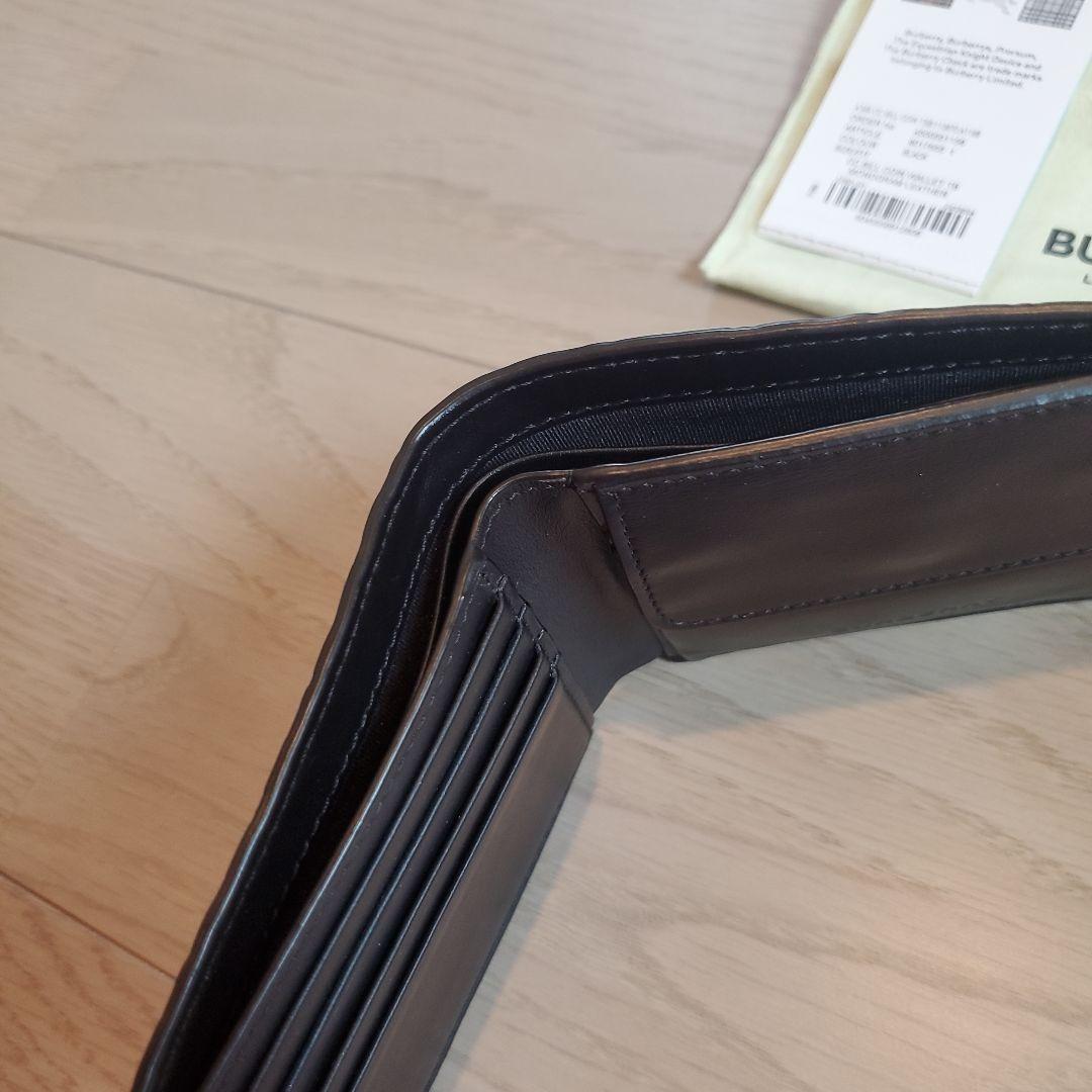 BURBERRY　二つ折り財布　ブラック