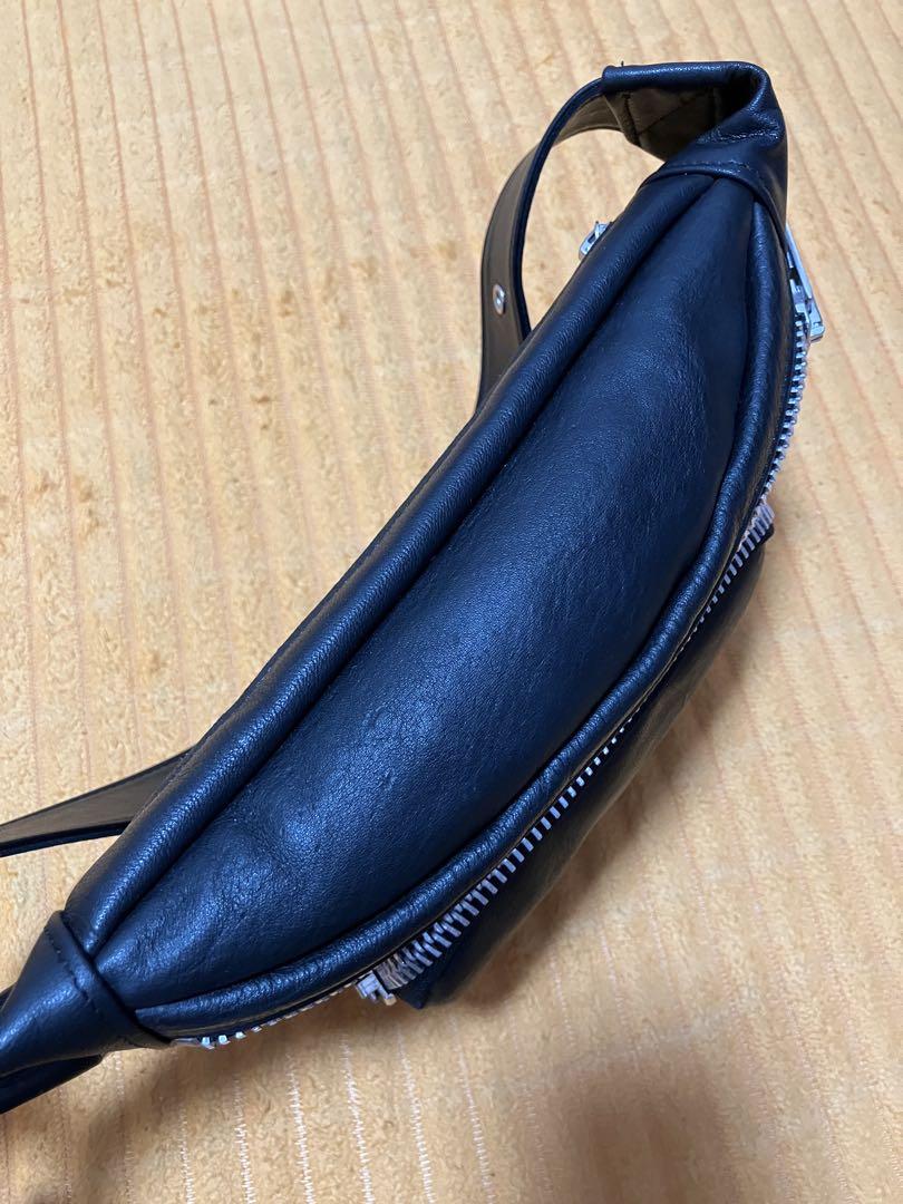 NEON LEATHER GARMENT レザー ウエスト ポーチ ブラック