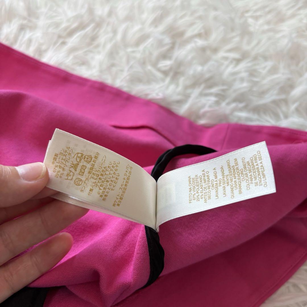 ケイトスペード Kate spade ワンピース プリーツ Aライン ピンク
