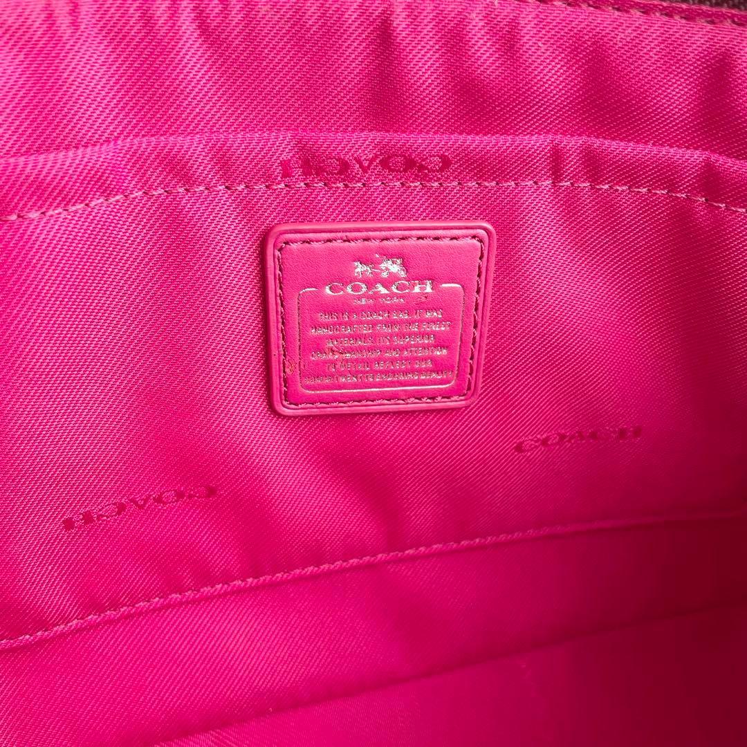 COACH コーチ ポーチ ハンドバッグ ノリータ24 リストレット