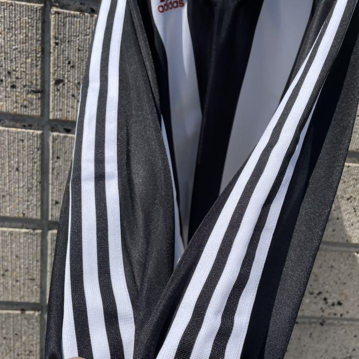 2022正規品 定番古着 黒×白 ゲームシャツ 袖襟3本入 LqFKA-m76111048611 adidas アディダス 90s 正規品最新作