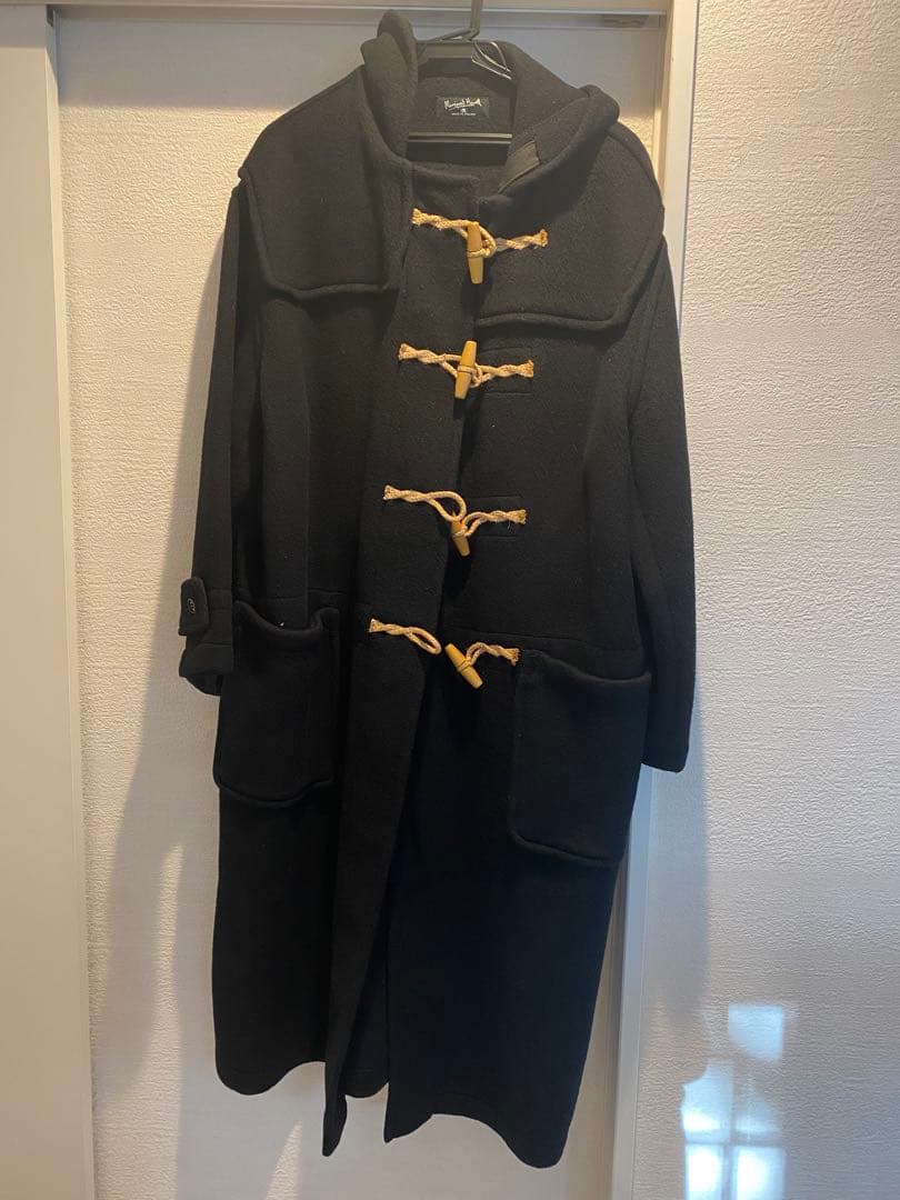 マーガレットハウエル ダッフルコート 黒L・MARGARET HOWELL