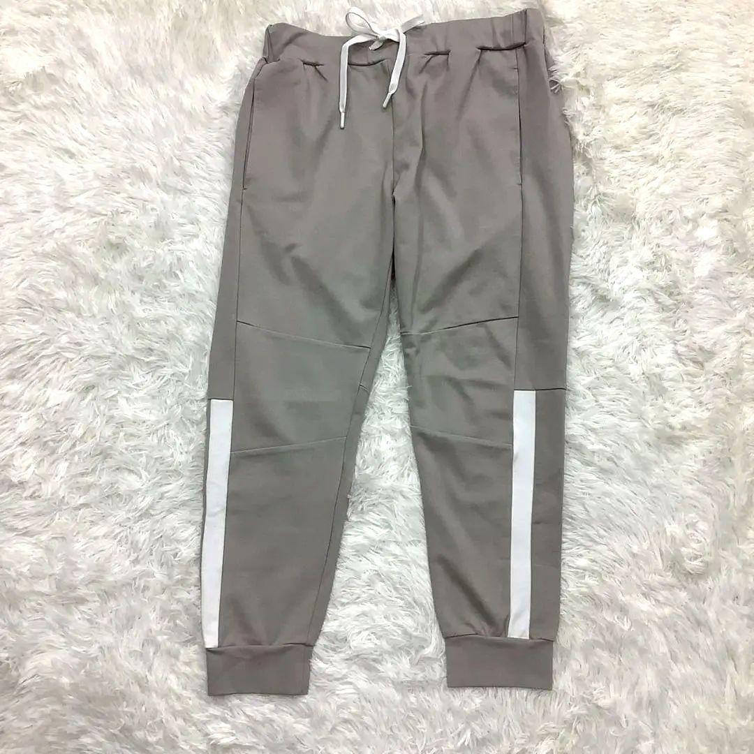 美品 5351プールオム スウェットパンツ サイド48 メンズ 絞り 腰紐