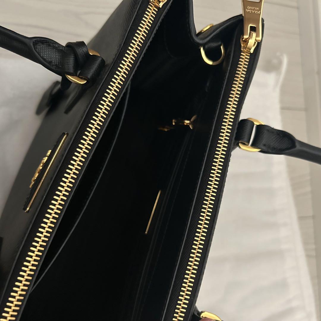 美品　プラダ　ガレリア　PRADA 1BA863 NERO