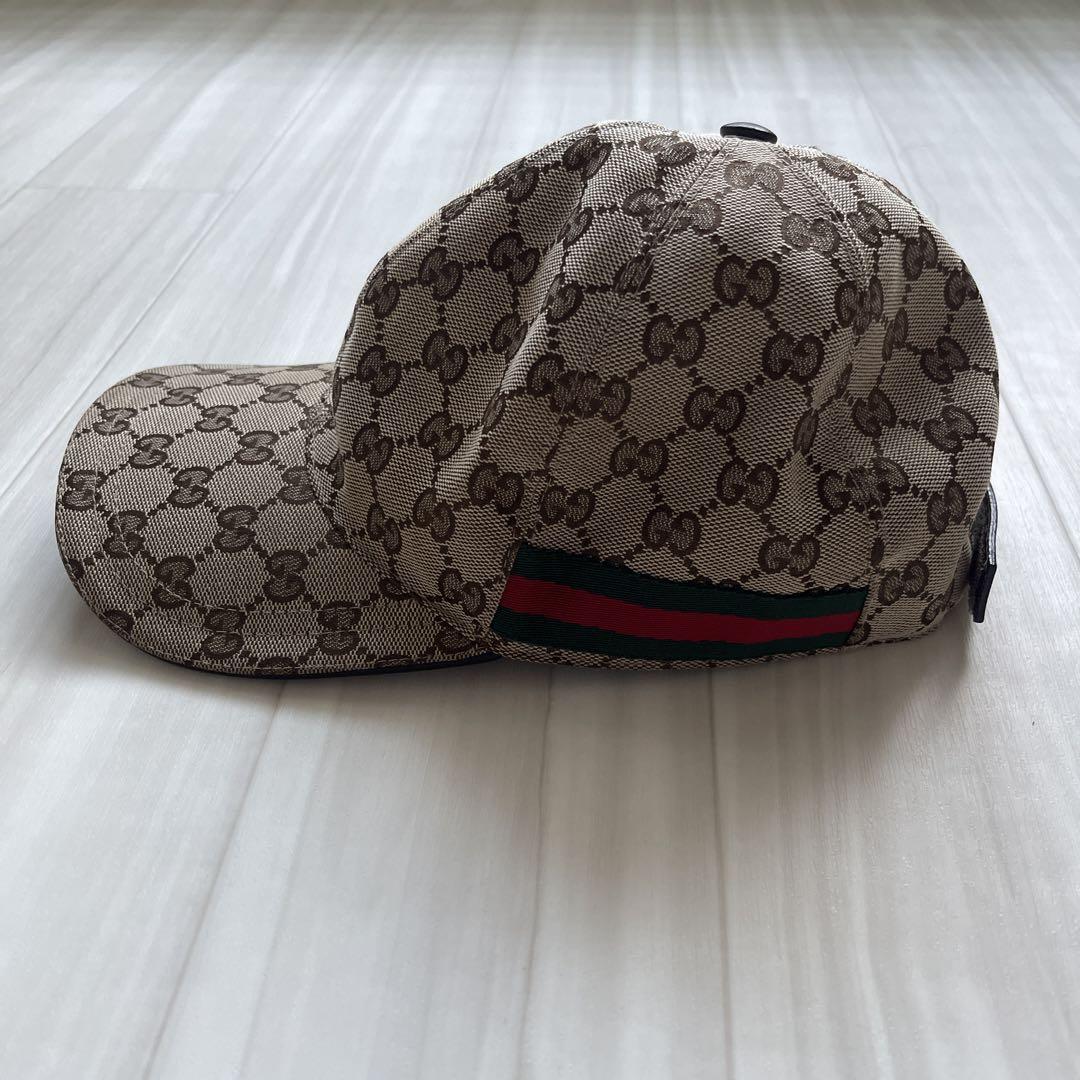 Gucci GGパターン キャップ ベージュ
