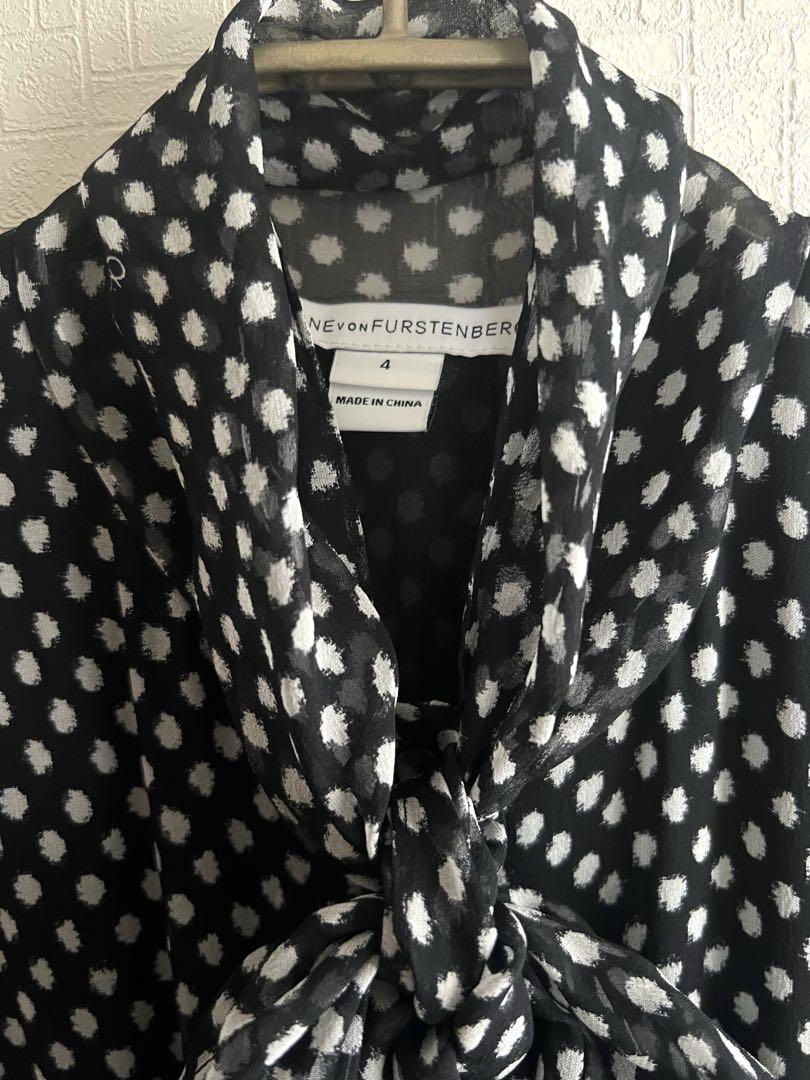 Diane von Furstenberg シルク パンツドレス コンビネゾン