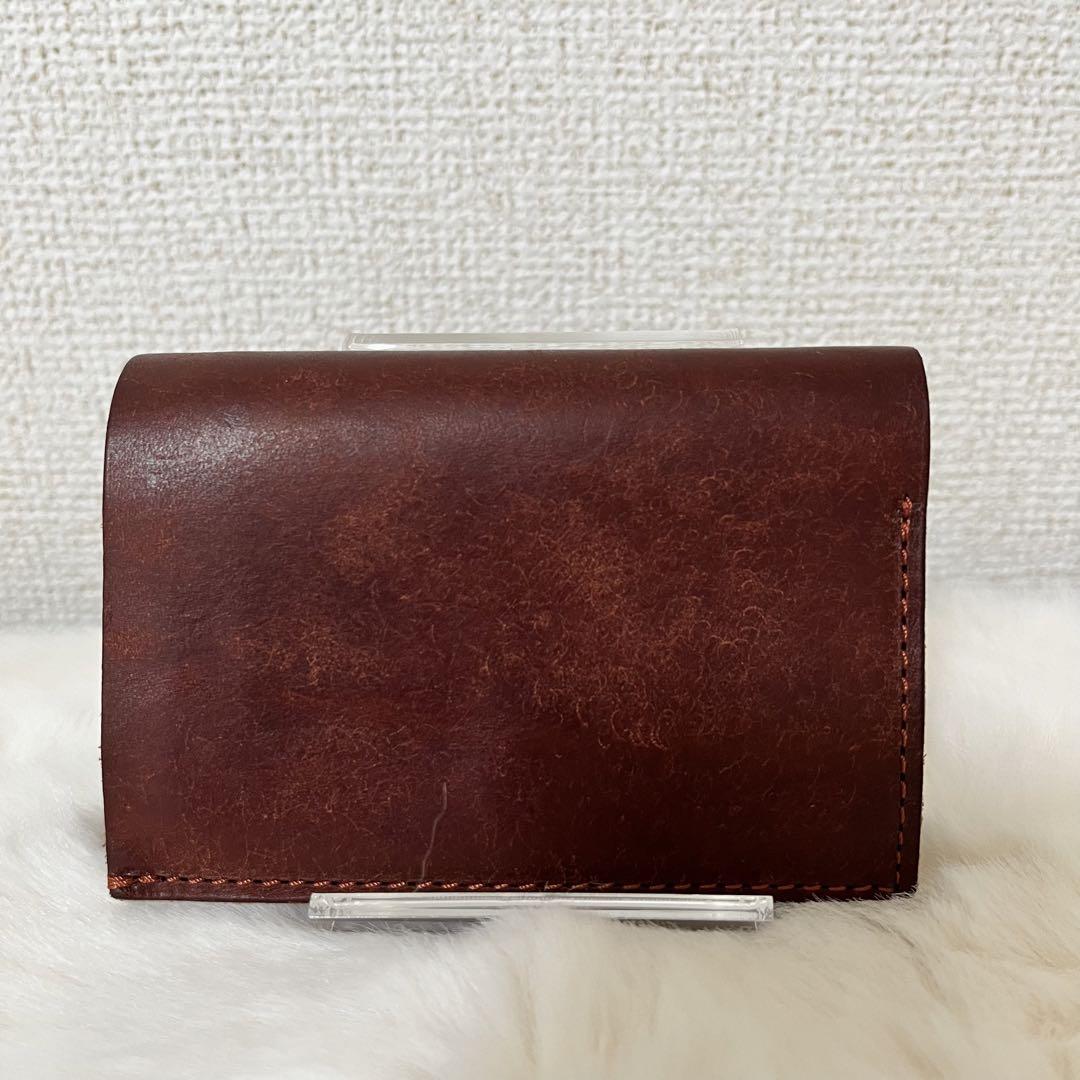 【未使用級】エムピウ　m + ストラッチョ　ミニ財布　プエブロレザー