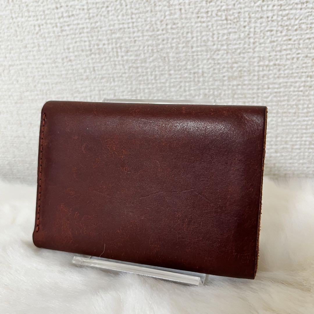 【未使用級】エムピウ　m + ストラッチョ　ミニ財布　プエブロレザー