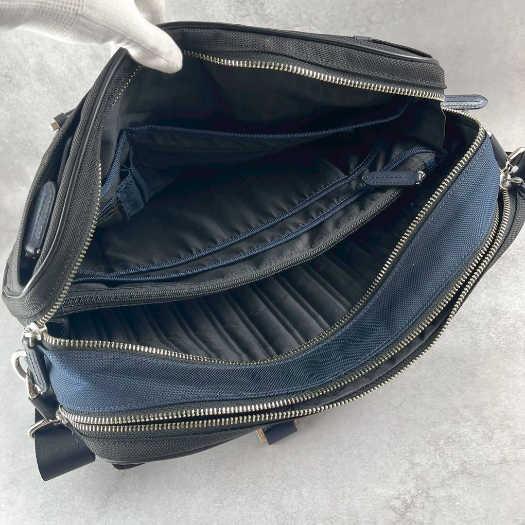 【未使用級✨】TUMI 2way ビジネスバッグ JARVIS 日本限定 黒×紺