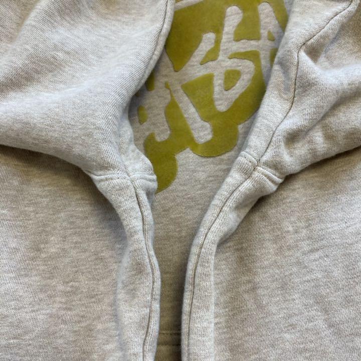 STUSSY ステューシー パーカー センターロゴ ショーンフォント M