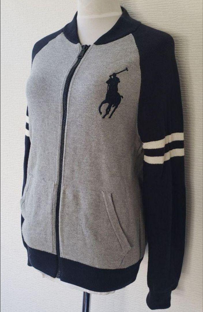 【送料込】Polo Ralph Laurenリバーシブルジャンパーネイビーグレー