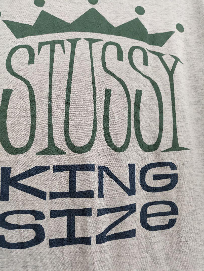 80s OLD STUSSY king size Tシャツ　黒タグ黒タグオールドステューシー