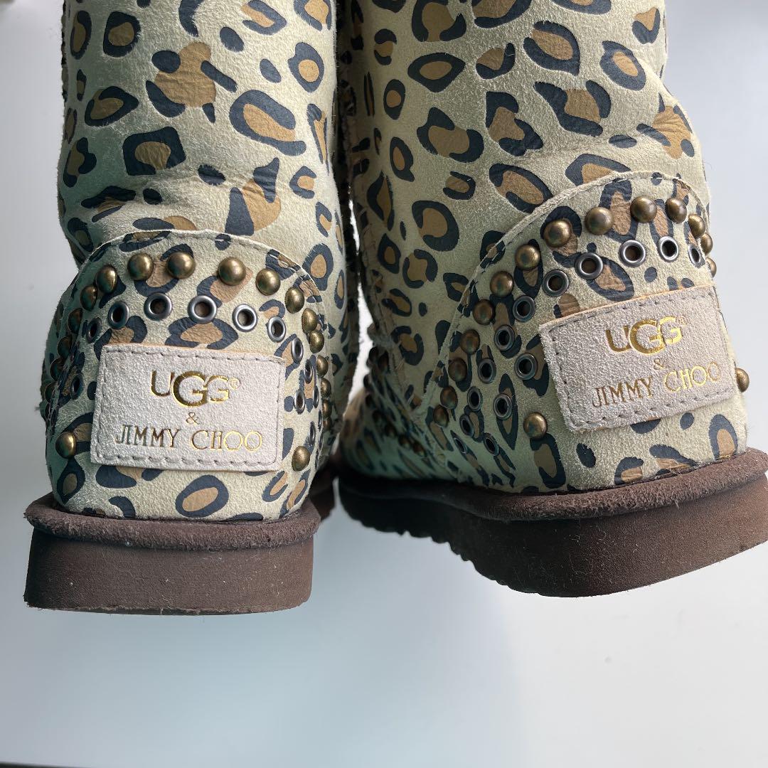 オンラインショップ ジミーチュウ×アグ ugg choo jimmy スタッズ 比較検索 UGG & CHOO スタッズ ムートンブーツ JIMMY ブーツ