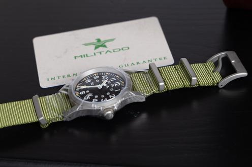MILITADO ML05　フィールドウォッチ ハミルトンオマージュ 未使用品