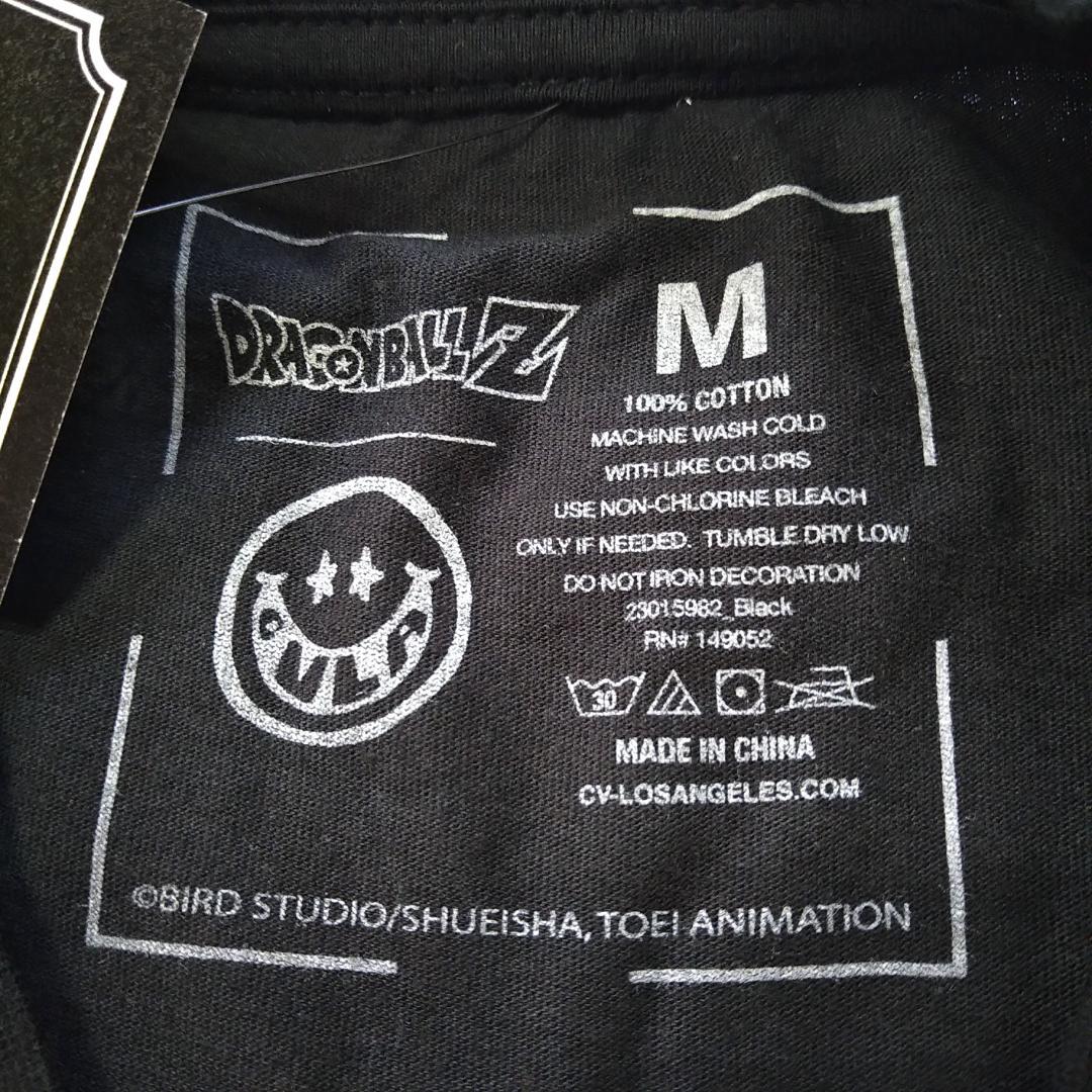 ドラゴンボールZ Tシャツ オーバーサイズM 黒 ベジータ アニメT