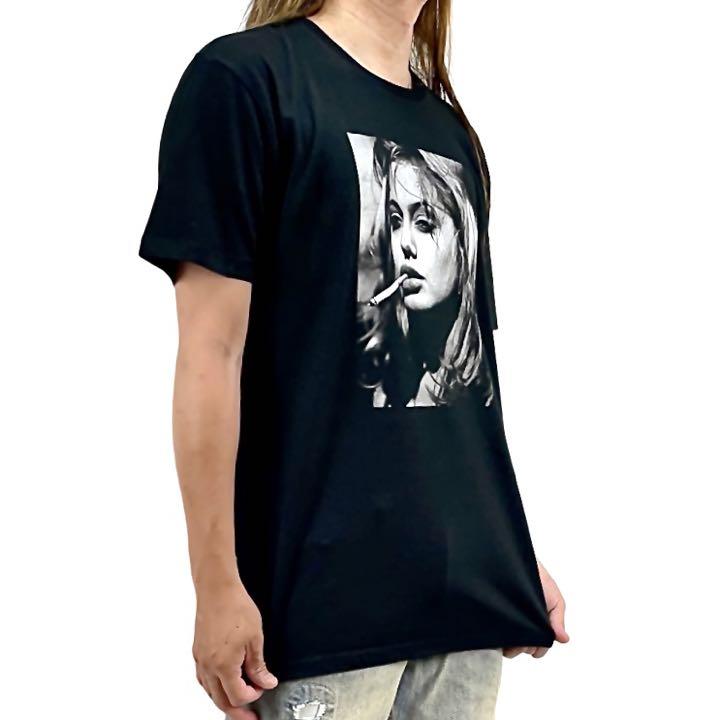 新品 アンジェリーナジョリー ハリウッド 映画 セレブ女優 咥え 煙草 Tシャツ