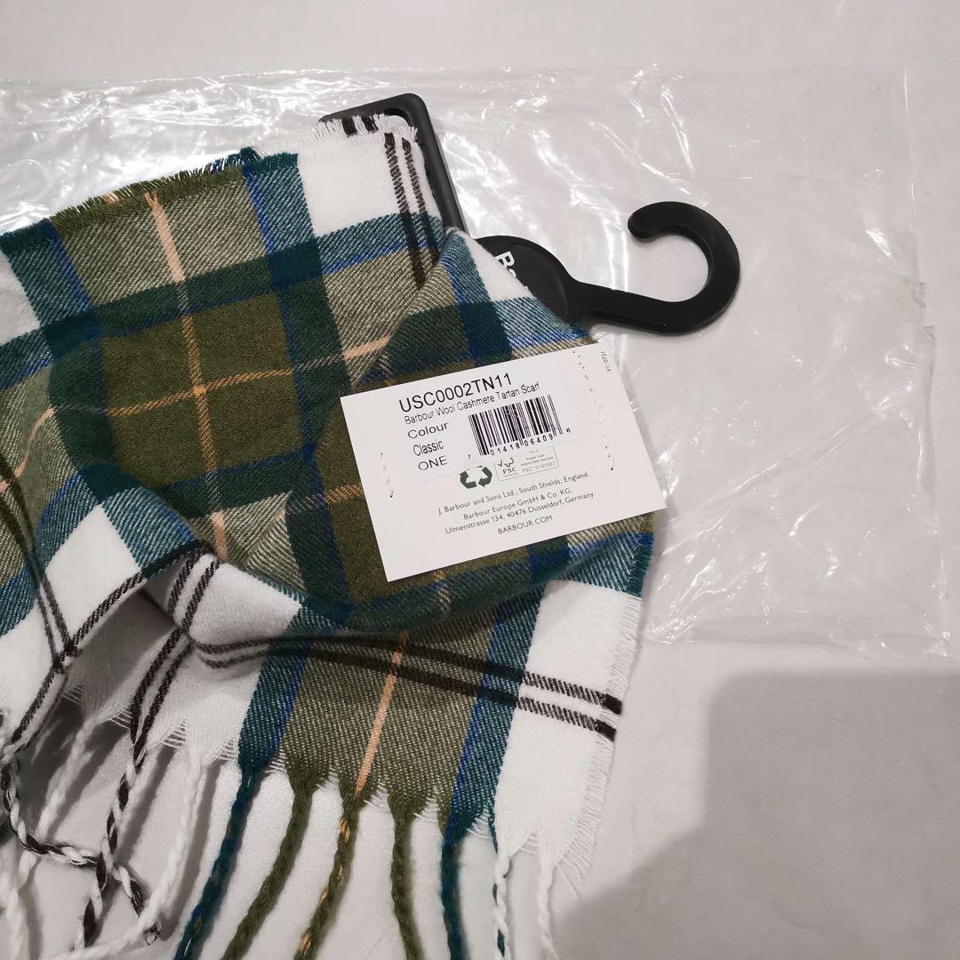 バブアー Wool Cashmere Tartan マフラー ANCIENT