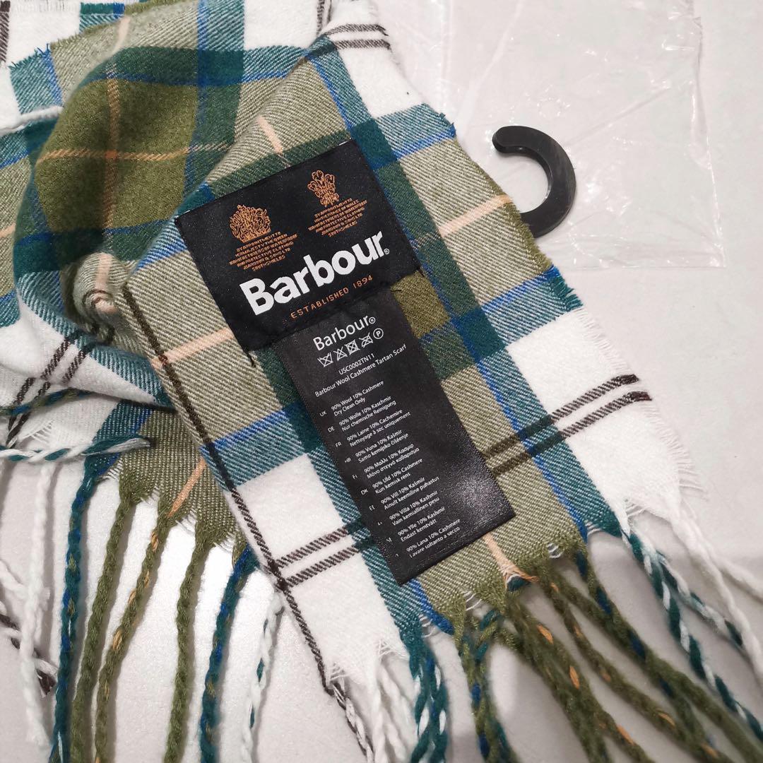 バブアー Wool Cashmere Tartan マフラー ANCIENT
