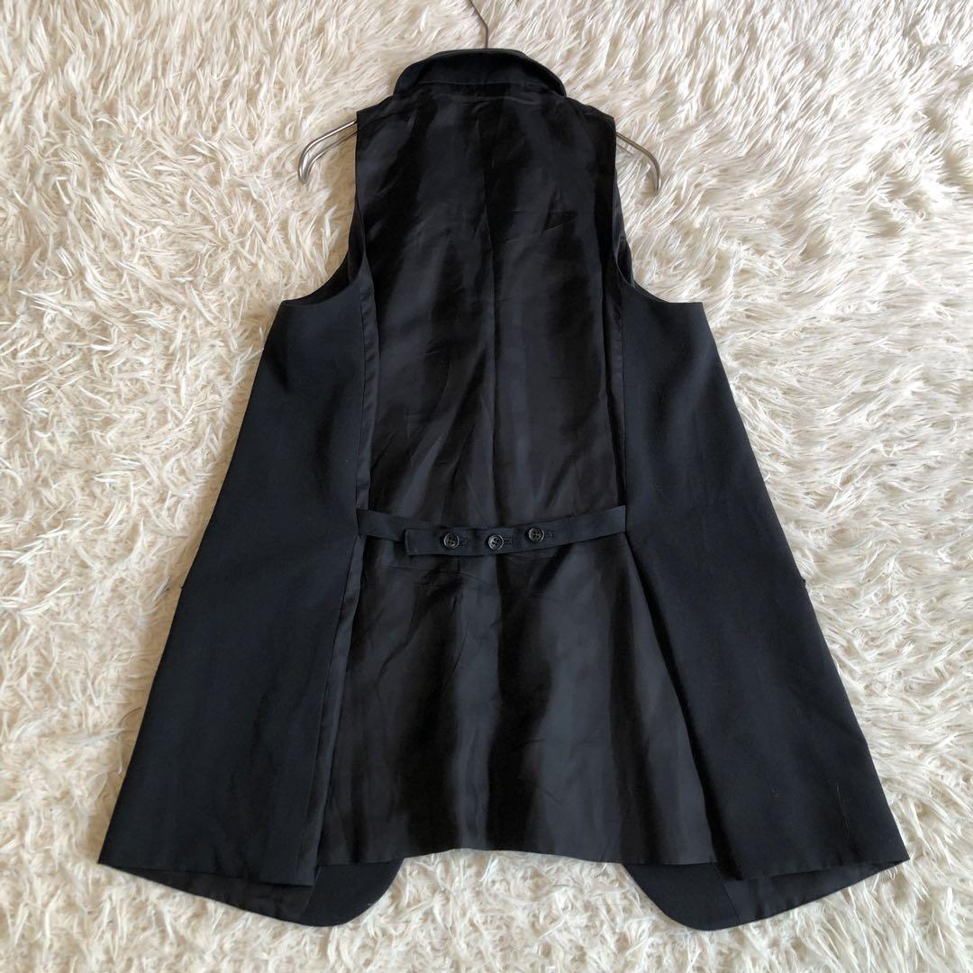 極美品☆アルアバイル ブラック ノースリーブ 前後生地切替