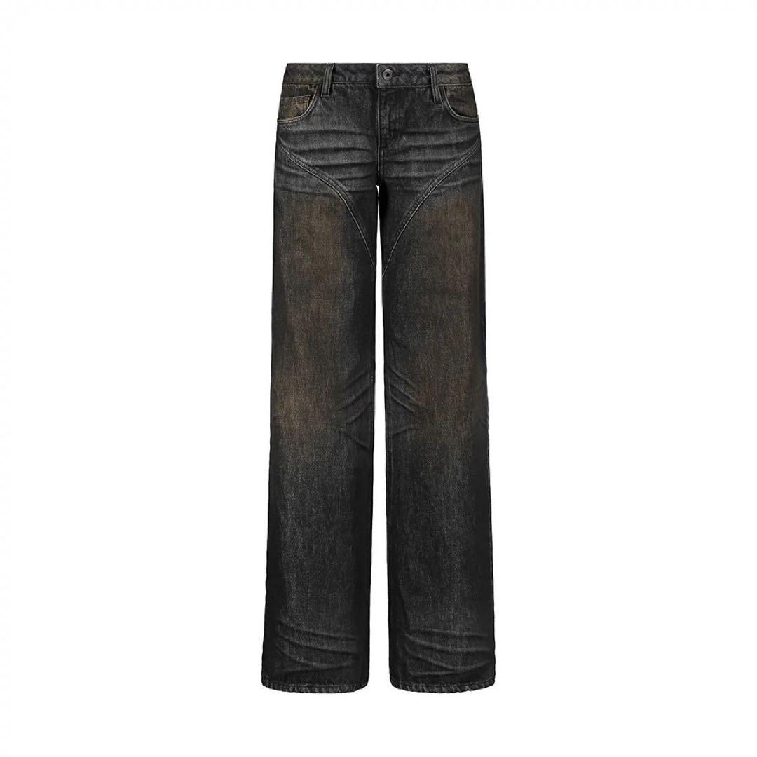 Fax Copy Express Dirty Wash Jeans In Black - 23% Off